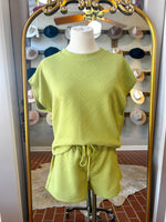 Avocado Ribbed Top