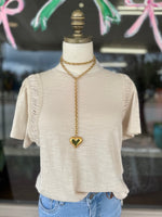 Another Love Francie Oyster Top