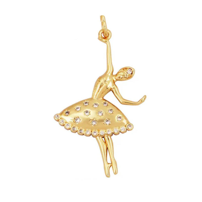 Large Ballerina Dancer Charm