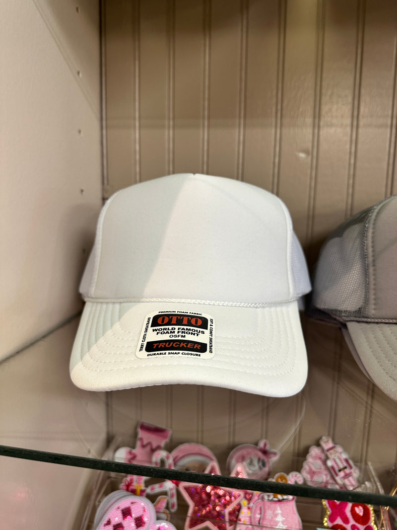 Blank Trucker Hats