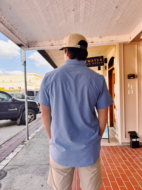 Marsh Wear Lenwood Riviera Blue Shirt
