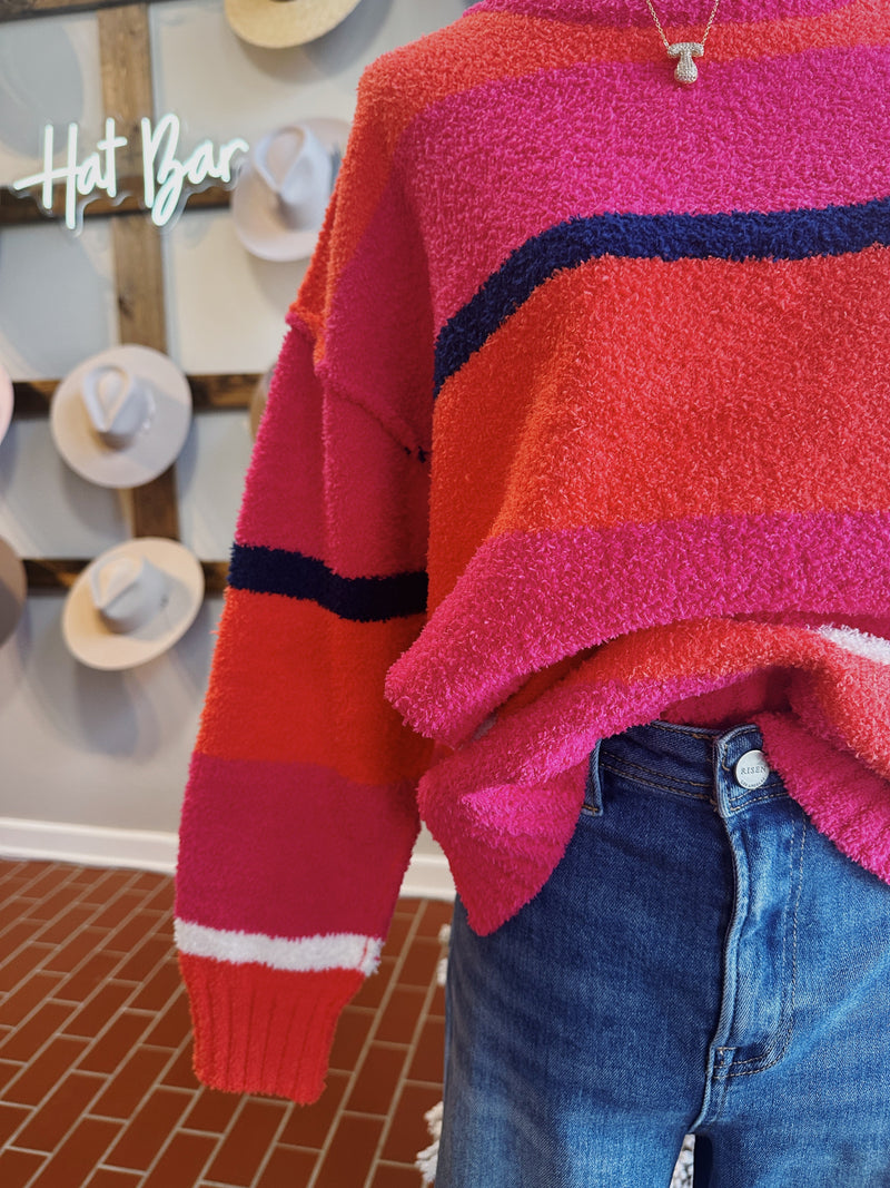 Fuchsia Love Sweater