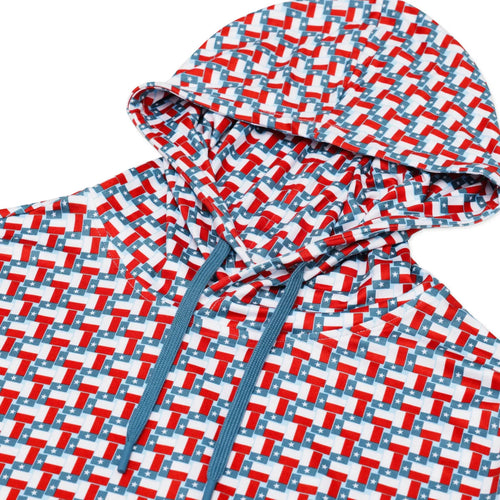 Burlebo Performance Hoodie Texas Flag