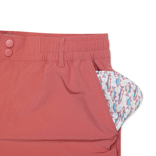 Burlebo Every Day Shorts Red Clay