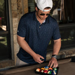 Burlebo Performance Polo Stars Navy