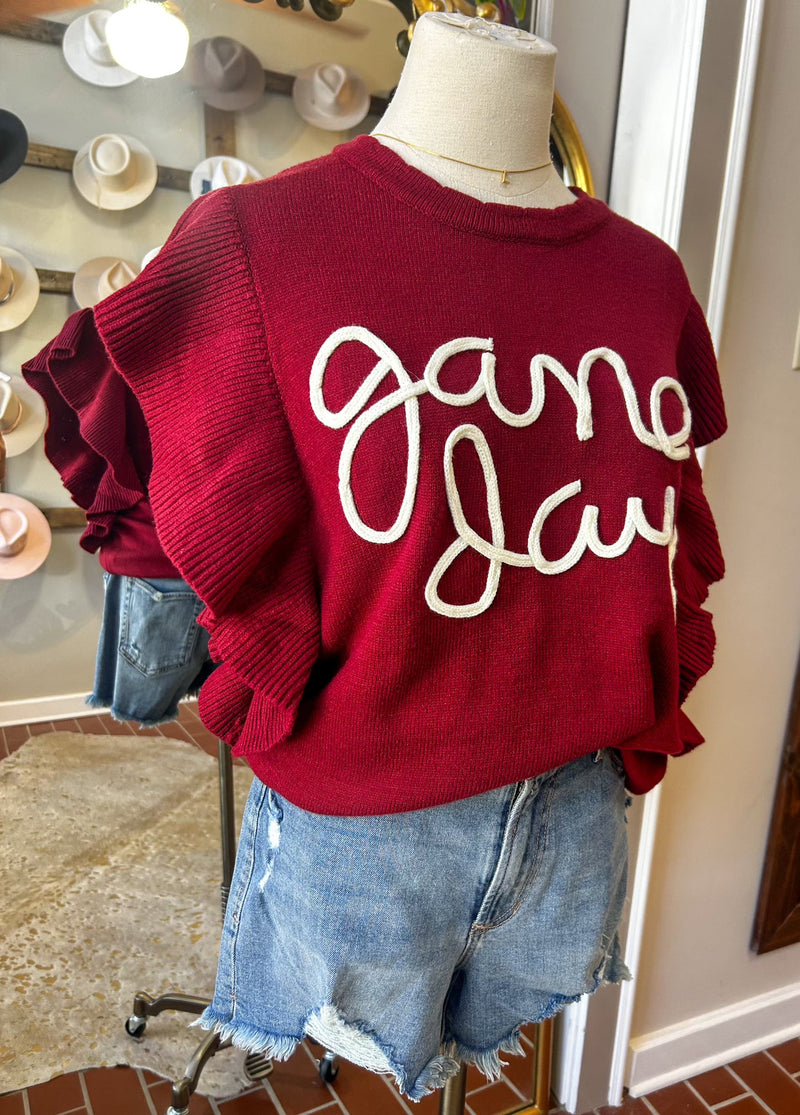 Knit Game Day Sweater