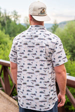 Performance Button Up Duck Hunt