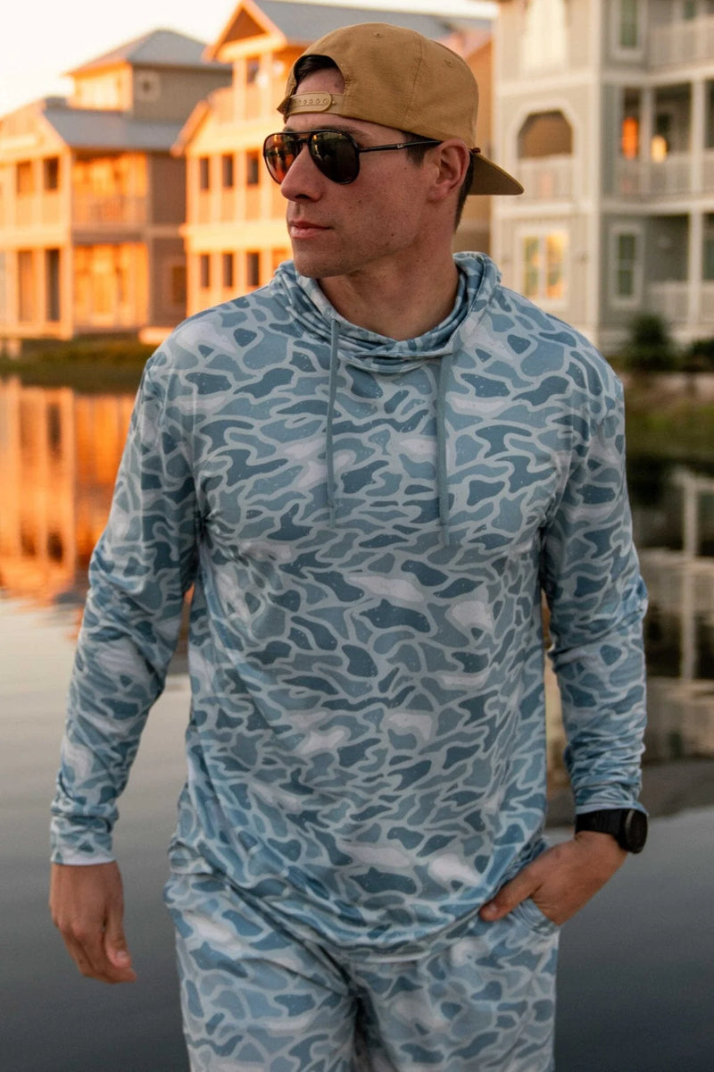 Performance Hoodie Seaside Camo