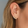 Curved Baguette Studs