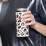 Skinny Can Cooler 12 oz Luxy Leopard
