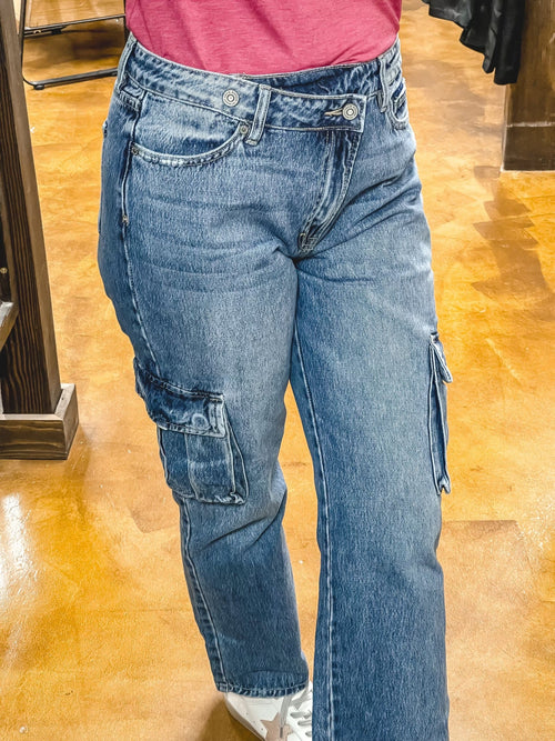 Hidden Tracey High Rise Cargo Jeans